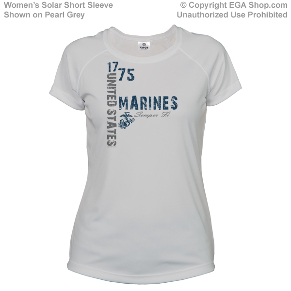 _T-Shirt (Ladies, Solar): 1775 US Marines