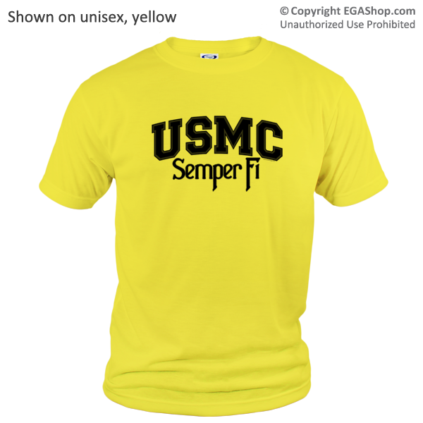 _T-Shirt (Unisex): USMC Semper Fi