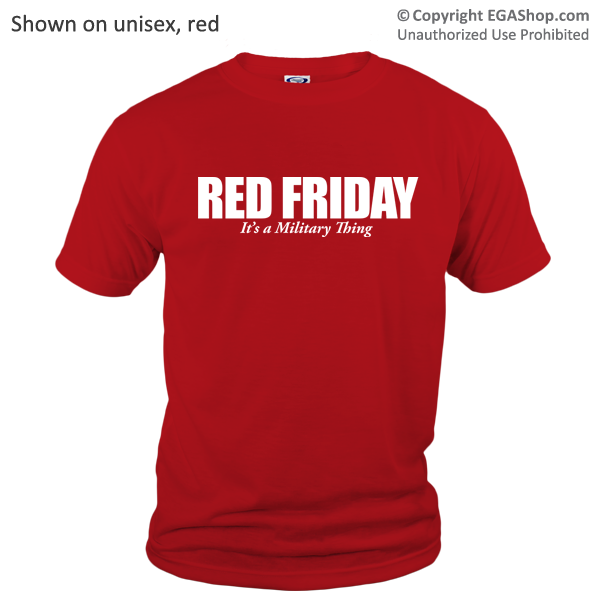 T-Shirt (Cotton): Red Friday