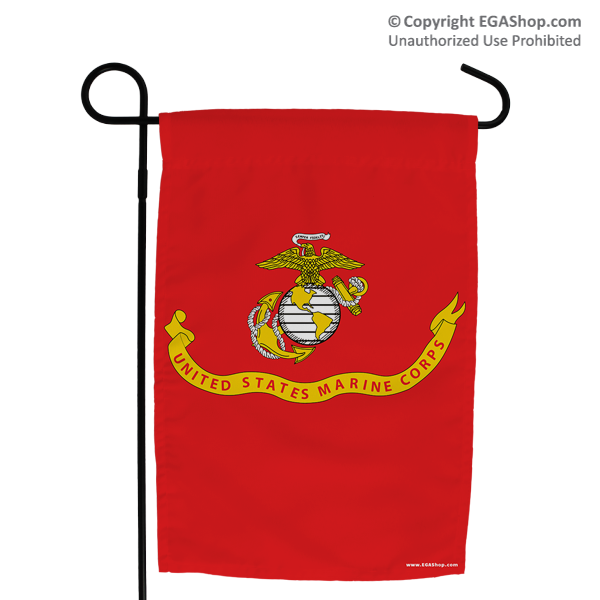 Garden Flag: Likeness of the Marine Corps Flag