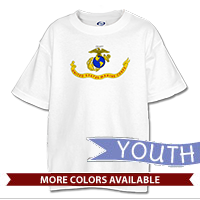 _T-Shirt (Youth): Likeness of the Marine Corps Flag
