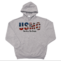 Hoodie: USMC Stars-N-Stripes