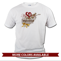 _T-Shirt (Unisex): My Heart is in Afghanistan