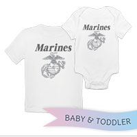 _T-Shirt/Onesie (Toddler/Baby): Line-Drawn EGA