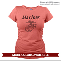 _T-Shirt (Ladies): Line-Drawn EGA