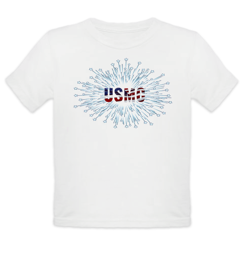 _T-Shirt/Onesie (Toddler/Baby): Fireworks USMC