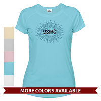 _T-Shirt (Ladies, Solar): Fireworks USMC