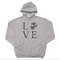 Hoodie: Love W/ EGA 