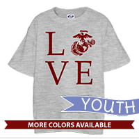 _T-Shirt (Youth): Love w/ EGA