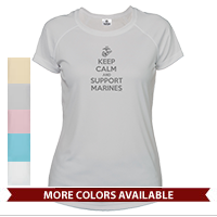 _T-Shirt (Ladies, Solar): KEEP CALM