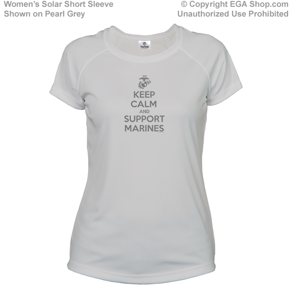 _T-Shirt (Ladies, Solar): KEEP CALM