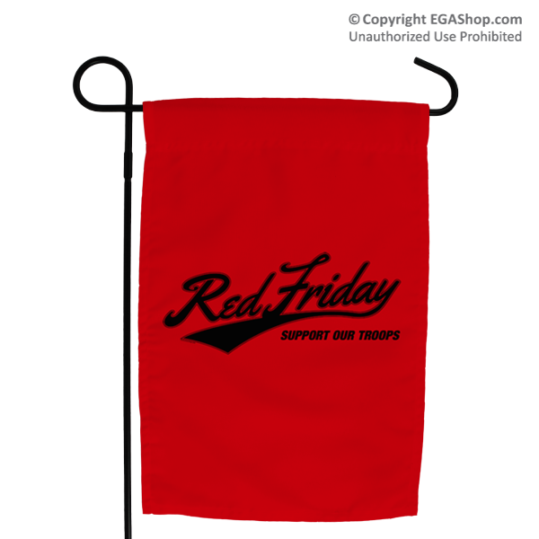 Garden Flag: Red Friday Support Troops