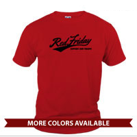 _T-Shirt (Unisex): Red Friday Support Troops