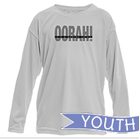 _Youth Solar Long Sleeve Shirt: OORAH! It's a Marine Thing (Grey)