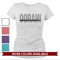 _T-Shirt (Ladies): OORAH! It's a Marine Thing (Grey)