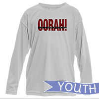 _Youth Solar Long Sleeve Shirt: OORAH! It's a Marine Thing (Red)