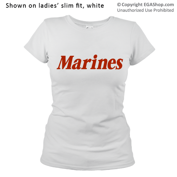 _T-Shirt (Ladies): Marines