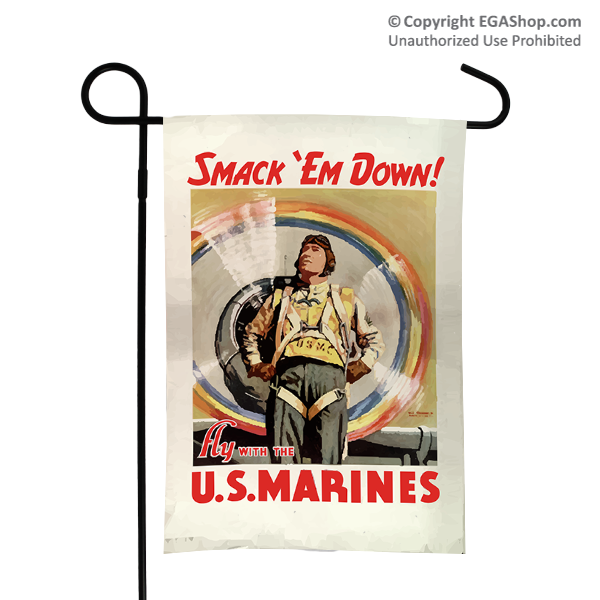 WWII Poster, Smack 'Em Down!: Garden Flag