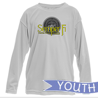 _Youth Solar Long Sleeve Shirt: Semper Fi w/ Seal