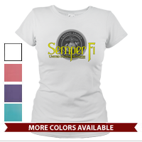_T-Shirt (Ladies): Semper Fi w/ Seal