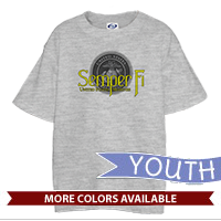 _T-Shirt (Youth): Semper Fi w/ Seal