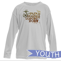 _Youth Solar Long Sleeve Shirt: Pain is Weakness
