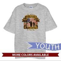 _T-Shirt (Youth): Fallen Heroes, We Salute You