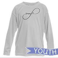 _Youth Solar Long Sleeve Shirt: Infinity, Semper Fi Script