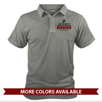 _Polo (Unisex): I may look harmless... -red