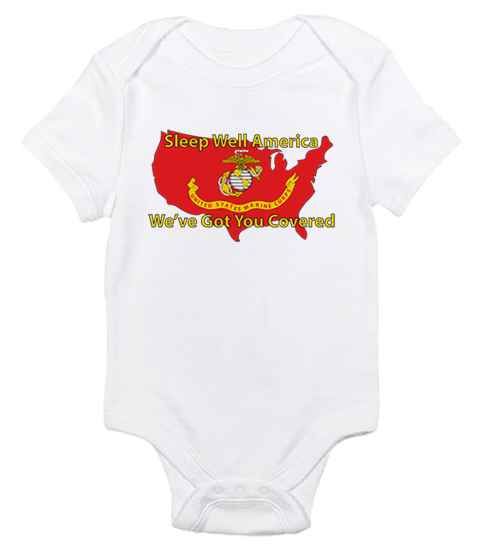 _T-Shirt/Onesie (Toddler/Baby): Sleep Well...We've Got You Covered