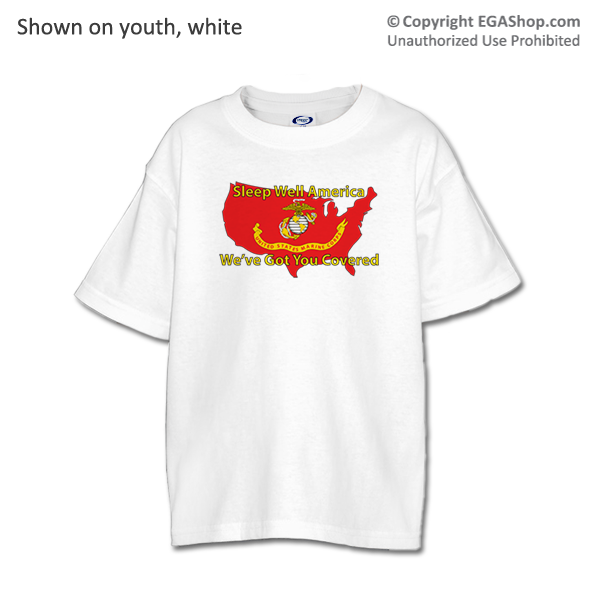 _T-Shirt (Youth): Sleep Well...We've Got You Covered