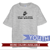 _T-Shirt (Youth): The Few The Proud -black
