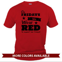 _T-Shirt (Unisex): We Wear Red