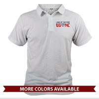 _Polo (Unisex): Land of the Free, USMC