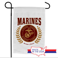 Garden Flag: Red Marines Seal