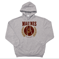 Hoodie: Red Marines Seal