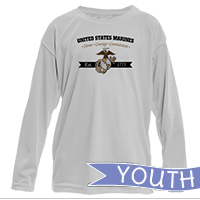 _Youth Solar Long Sleeve Shirt: Honor, Courage, Commitment - Gold