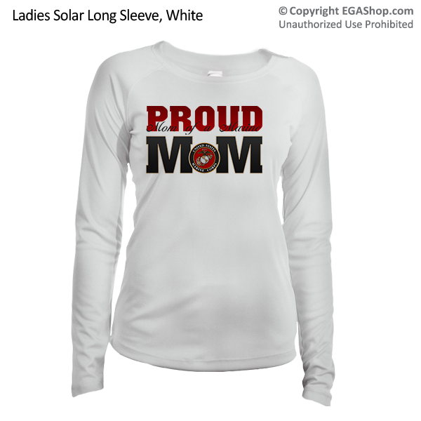 _Long Sleeve Shirt (Ladies, Solar): USMC Seal - MoM
