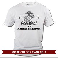 _T-Shirt (Unisex): Heartbeat of a Marine ___