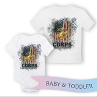 _T-Shirt/Onesie (Toddler/Baby): Corps & Country