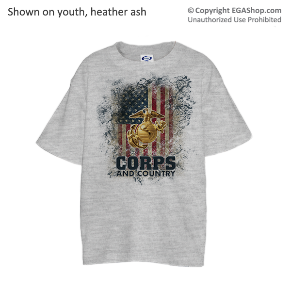 _T-Shirt (Youth): Corps & Country