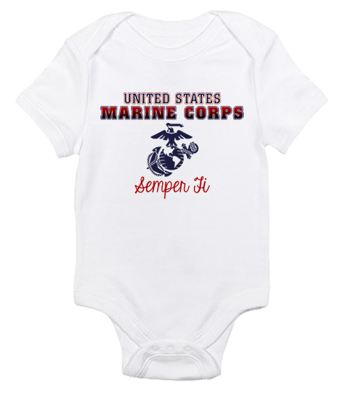 _T-Shirt/Onesie (Toddler/Baby): United States Marine Corps