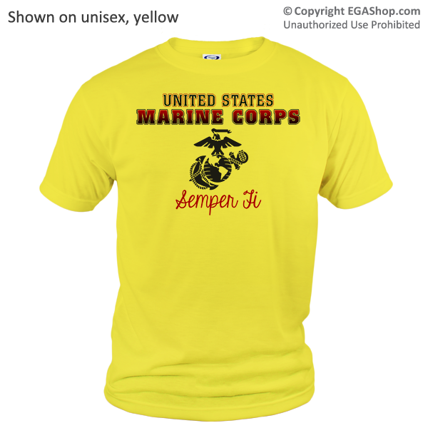 _T-Shirt (Unisex): United States Marine Corps