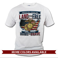 _T-Shirt (Unisex): Home of the Brave
