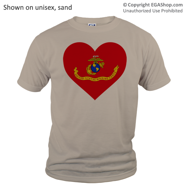 _T-Shirt (Unisex): Marine Corps Flag