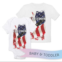 _T-Shirt/Onesie (Toddler/Baby): Freedom