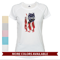 _T-Shirt (Ladies, Solar): Freedom