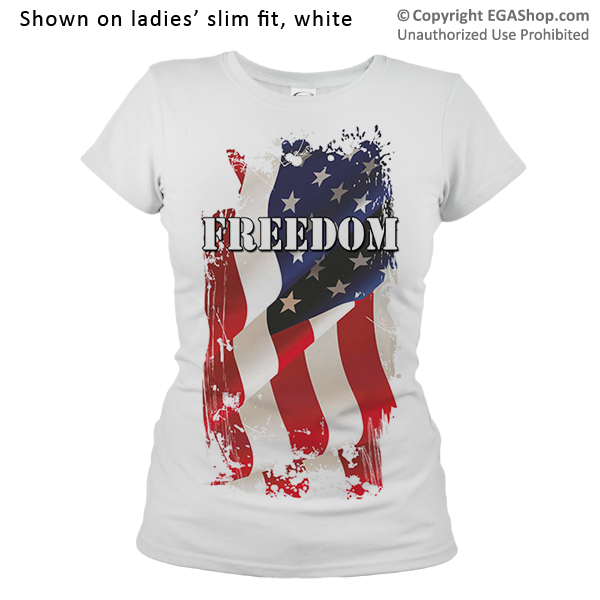 _T-Shirt (Ladies): Freedom
