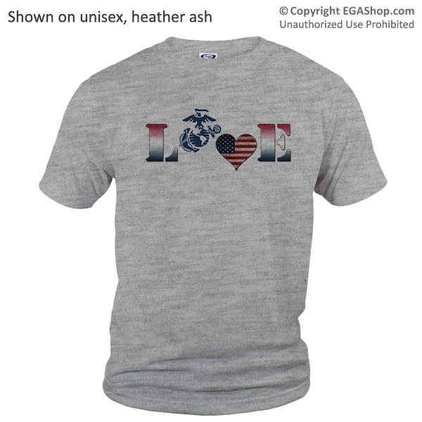 _T-Shirt (Unisex): Patriotic Love