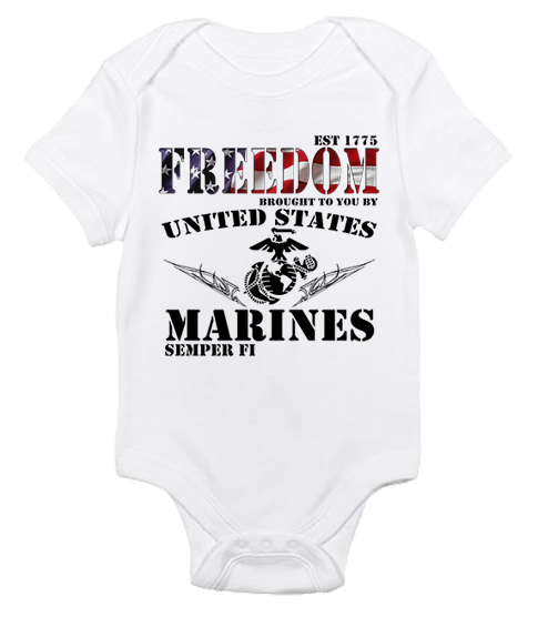 _T-Shirt/Onesie (Toddler/Baby): Freedom, Brought to you by...